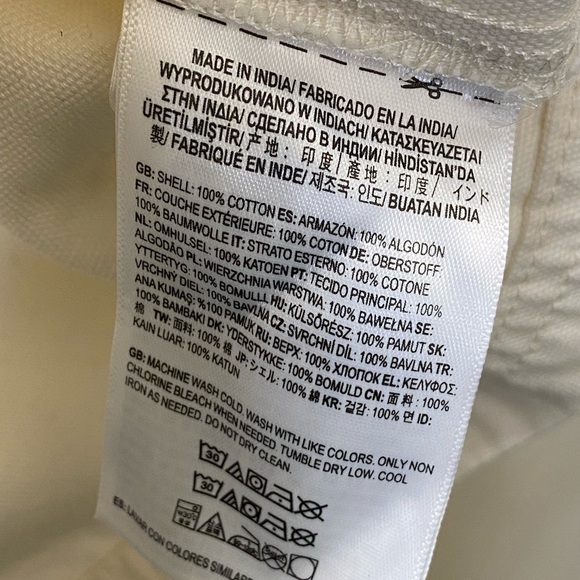 VANS Men’s Off-White Drill Chore Anorak Size M - Picture 13 of 16